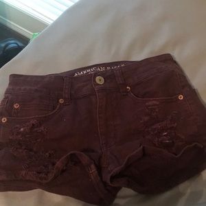 Maroon shorts